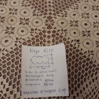 Каре № 16 ръчна изработка, от качествено макраме, снимка 9 - Покривки за маси - 39145305