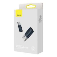 Преходник Адаптер от USB-A Мъжко към USB Type C Женско Baseus ZJJQ000103 Adapter USB-A to USB-C , снимка 5 - Кабели и адаптери - 38147120