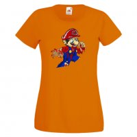 Дамска тениска Mario Zombie 4 Игра,Изненада,Подарък,Празник,Повод, снимка 12 - Тениски - 37237849