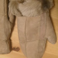 Дамски кожени ръкавици с един пръст / лапи, снимка 4 - Ръкавици - 35270991