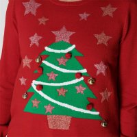 Коледен пуловер Christmas, снимка 3 - Блузи с дълъг ръкав и пуловери - 31661138