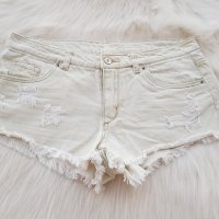 Дънкови панталони H&M размер М, снимка 6 - Къси панталони и бермуди - 29688568