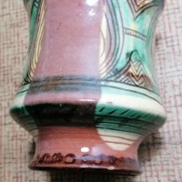античен глазиран керамичен съд с дефект, снимка 3 - Антикварни и старинни предмети - 38393120