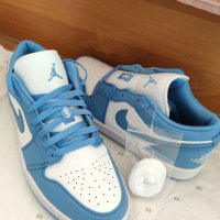 Nike Air Jordan 1 High Blue Chill Нови Оригинални Кецове 43 размер Обувки Номер 43 Маратонки Нови, снимка 17 - Кецове - 37551209