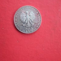 200 злоти 1976 сребърна монета , снимка 6 - Нумизматика и бонистика - 38157794