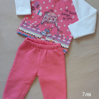 Блузки, бодита, комплекти за мала дама 74/80 , снимка 6 - Комплекти за бебе - 36442386