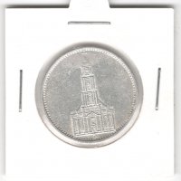 Germany-5 Reichsmark-1934 D-KM# 82-Potsdam Garrison Church-Silver, снимка 4 - Нумизматика и бонистика - 36756767