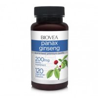 Хранителна добавка Biovea GINSENG (PANAX) 200mg 120 caps , снимка 1 - Хранителни добавки - 30027197