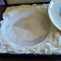 Чиния за стена Румъния в подаръчна кутия-Arpo Curtea de Arges fine porcelain 20см фи, снимка 8 - Декорация за дома - 34373714