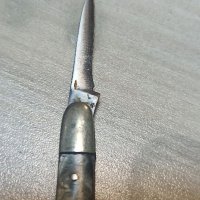  Българско дегустационно  ножче от по - дългите , неръждавейка Велико Търново , снимка 4 - Ножове - 37170486