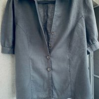 Хубава блуза(риза) CONTRA,лен 100%, снимка 9 - Ризи - 22647803
