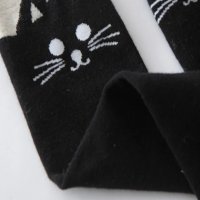 Детски памучен чорапогащник с котка, снимка 2 - Детско бельо и бански  - 34874579