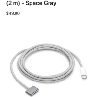USB-C to MagSafe 3 Cable (2 m) , снимка 7 - Лаптопи за дома - 44621898