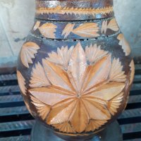 Дървени рисувани вази от Трансилвания, снимка 3 - Декорация за дома - 34542354