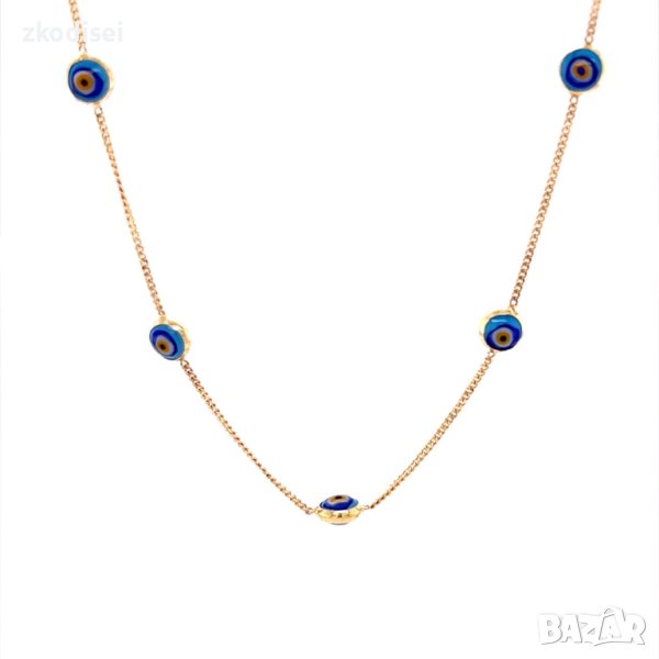 Златно колие 3,75гр. 46см. 14кр. проба:585 модел:16629-3, снимка 1