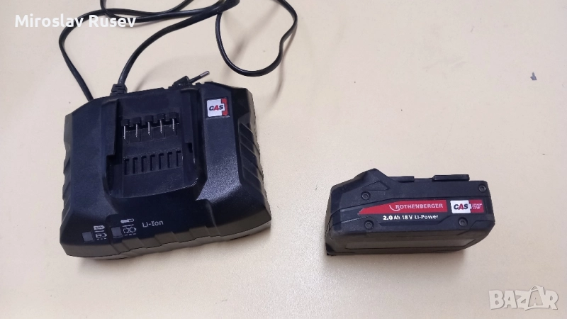 Батерия и зарядно ротенбергер 18 в Rothenberger , снимка 1