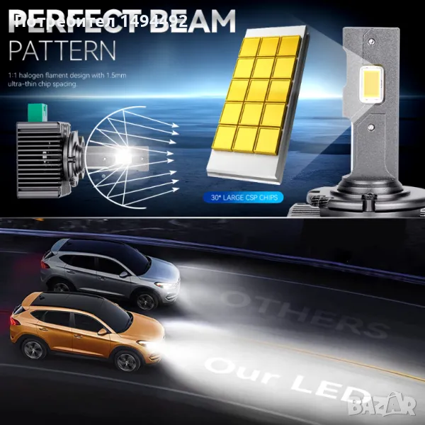 +800% D3S Led Super Bright, снимка 1