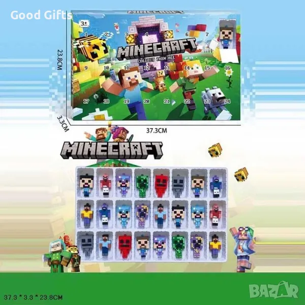 Комплект с 24 фигурки Майнкрафт, Minecraft, снимка 1