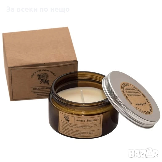 Аромaтна свещ в буркан Код P1165, снимка 1