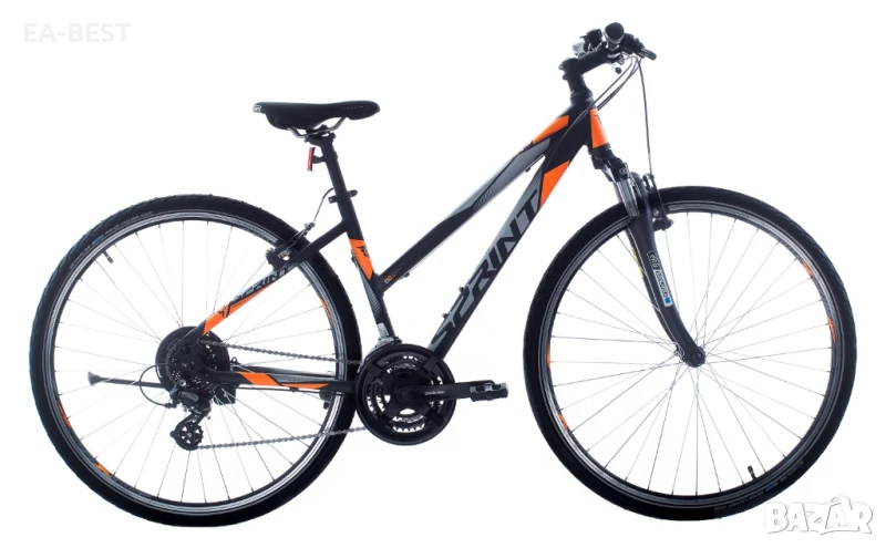 🚴‍♀️✨Велосипед SINTERO LADY 28 –🖤🧡, 480mm, снимка 1