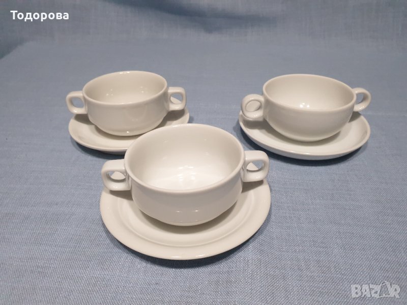 Порцеланов сет-чаши,купи с две дръжки Schonwald  Germany , снимка 1