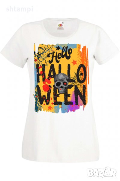 Дамска тениска Halloween 09,Halloween,Хелоуин,Празник,Забавление,Изненада,Обичаи,, снимка 1
