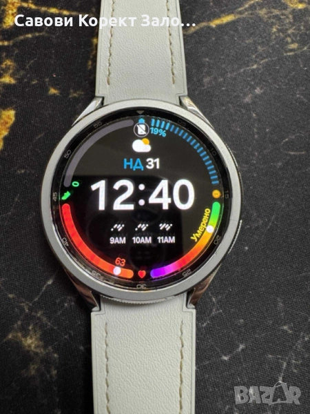 Продаваме смарт часовник "Samsung GALAXY WATCH 6 CLASSIC" 47мм SILVE - R960R, снимка 1