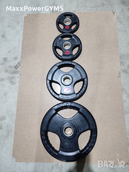 Чисто нови тежести дискове ф50 2.5кг, 5кг, 10кг, 20кг, снимка 1