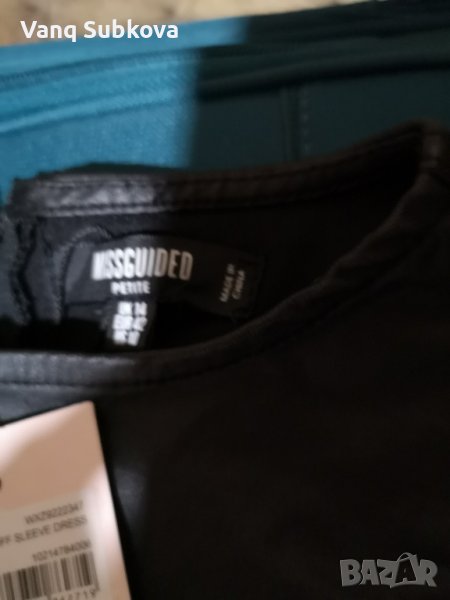 Разпродажба  Кожена рокля с етикет 25лв   , снимка 1