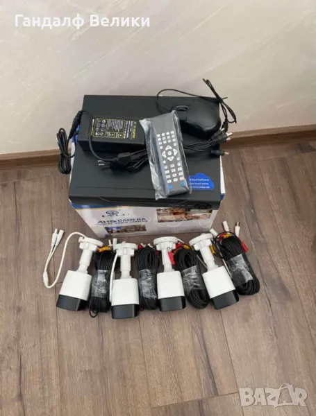 ВИДЕОНАБЛЮДЕНИЕ С 4 КАМЕРИ FULL АHD, снимка 1