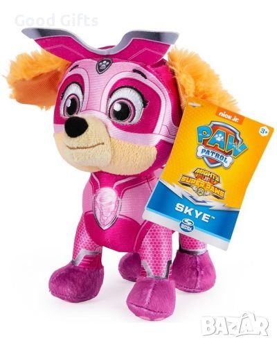 Плюшена играчка Spin Master Paw Patrol Super Paw - Скай, 21 cm , снимка 1