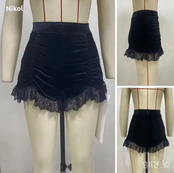 велурени шорти, снимка 1