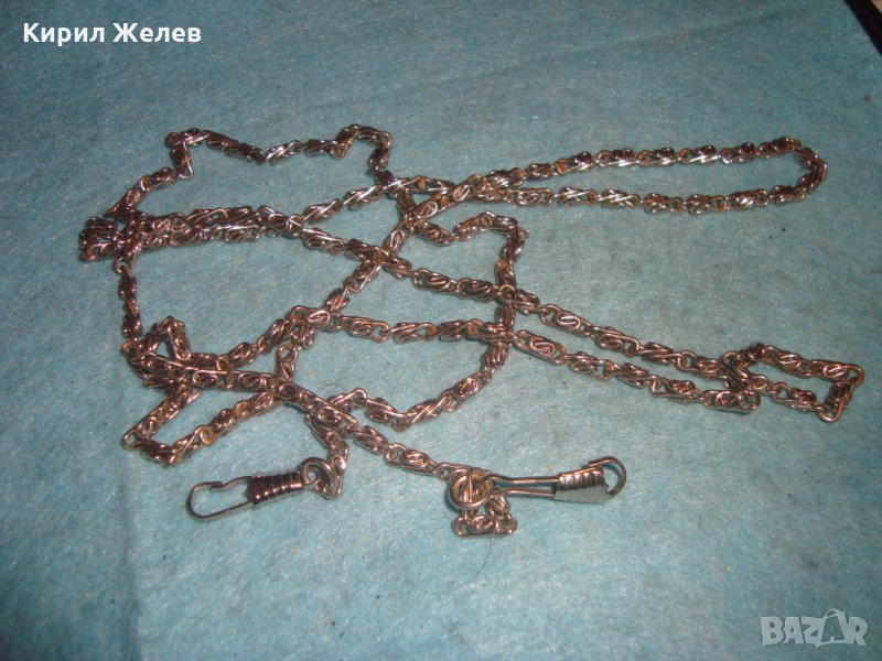 СТОМАНЕНА ВЕРИЖКА ПОДХОДЯЩА и за КЮСТЕК за ДЖОБЕН ЧАСОВНИК и за ДАМСКА ЧАНТИЧКА 27117, снимка 1