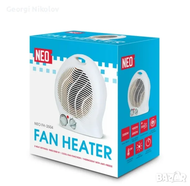 ВЕНТИЛАТОРНА ПЕЧКА NEO FH-3504 , снимка 1