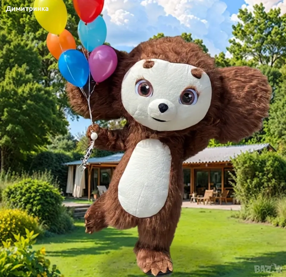 Надуваем костюм -Чибурашка , снимка 1