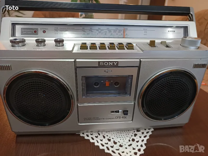 Радиокасетофон Sony CFS 45 l, снимка 1