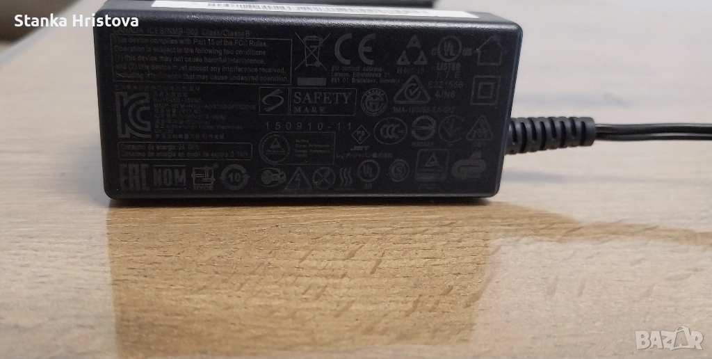 Зарядно Lenovo 5v 4A., снимка 1