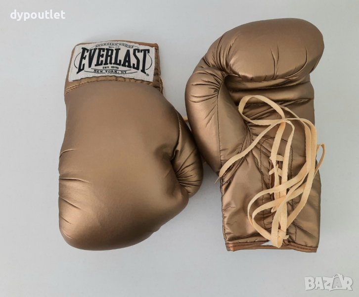 Златни боксови ръкавици Everlast Autograph .                    , снимка 1