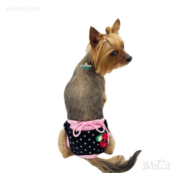 Хигиенни кучешки гащи Гащи за женско разгонено куче Хигиенна дреха за куче, снимка 1