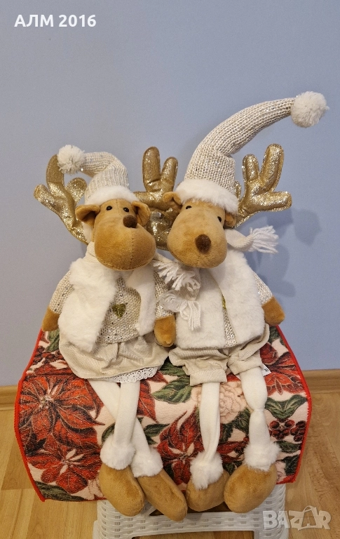 Коледни еленчета Тя и Той, снимка 1