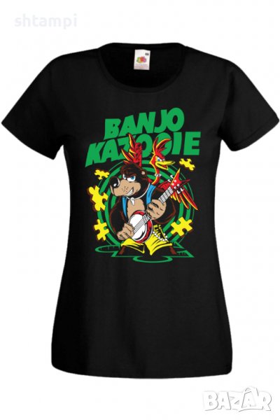 Дамска тениска Nintendo Banjo-Kazooie,Игра,Гейм,Геймър,Подарък,Изненада,Повод,Празник,Събитие,Развле, снимка 1