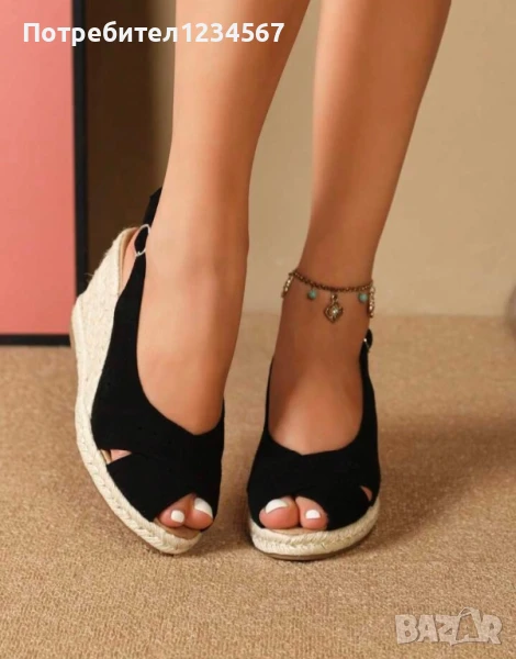 Нови сандали на платформа 36 н, снимка 1