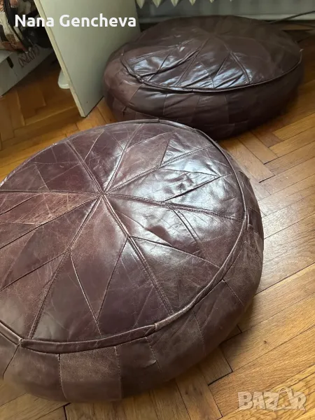 Кожени табуретки, снимка 1