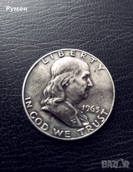 Half Dollar D-USA-1963г.Сребро!, снимка 1