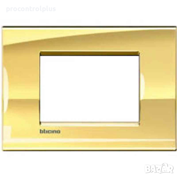 Продавам Рамка 3М Square Ice Gold (OA) bticino Livinglight, снимка 1
