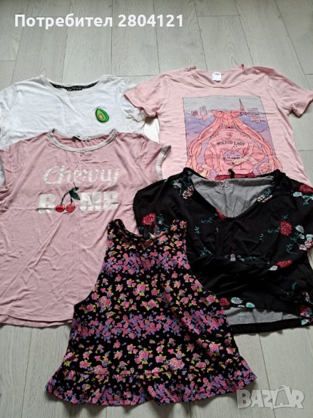 Комплект от пет блузки за момиче, снимка 1