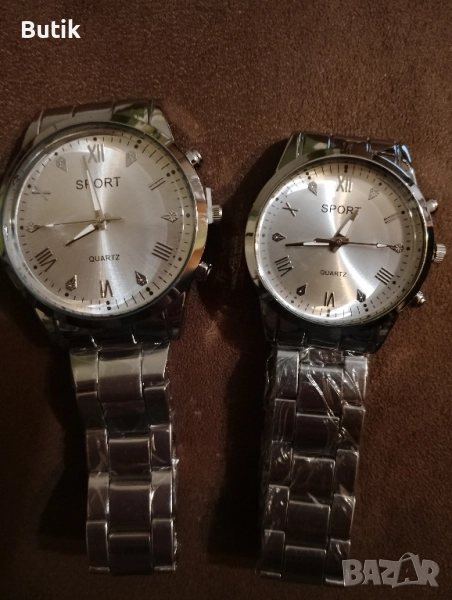 Комплект от дамски и мъжки часовник , снимка 1