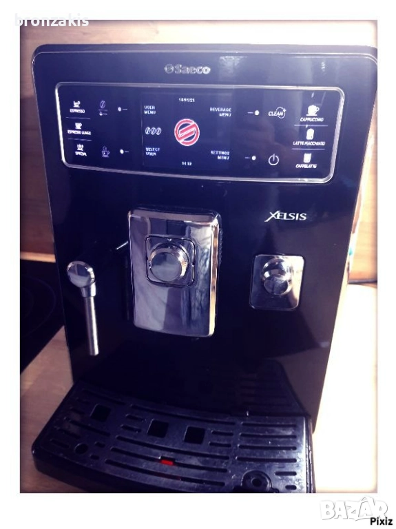 Saeco Xelsis black  - внос от Австрия ,  на малко продукти , пълен комплект и консумативи., снимка 1