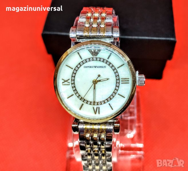 Луксозен дамски часовник, EMPORIO ARMANI, Часовник подарък за жена, Ръчен часовник, водоустойчив, снимка 1