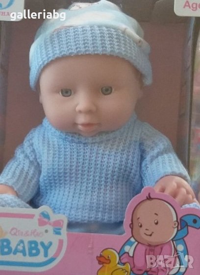 Кукла на бебе с меки дрешки и звуци , снимка 1